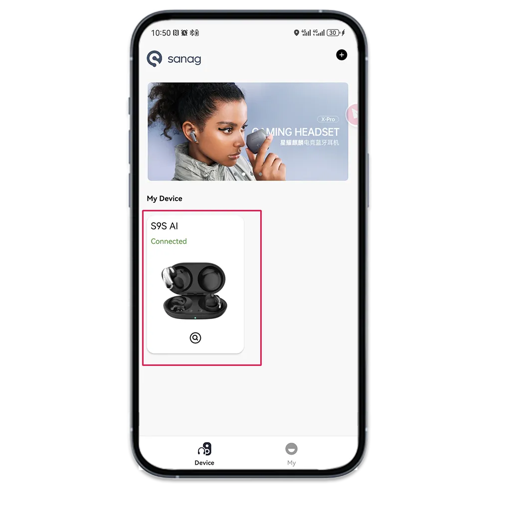 sanag app connected device sanag app connected device